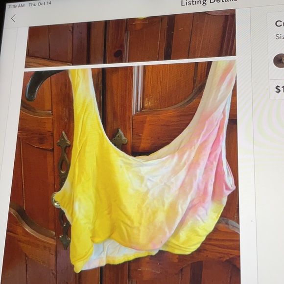 Tie Dye Skirt matching crop top - Picture 9 of 9